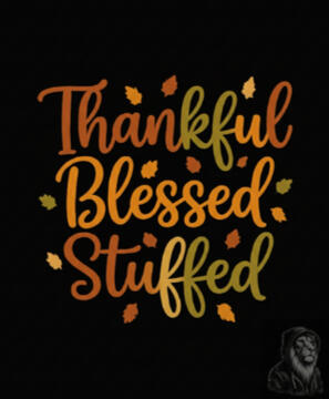 Thankful Blessed Stuffed