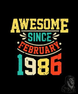 40th Birthday - February 1986