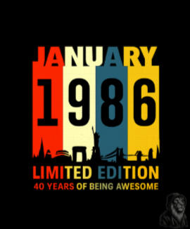 40th Birthday - January 1986
