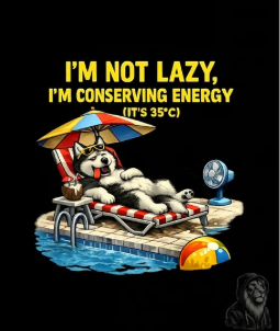 Funny Husky Summer