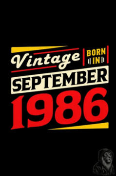 40th Birthday - Vintage September 1986
