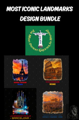 Most Iconic Landmarks Design Bundle