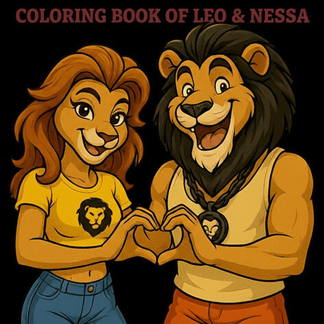 Coloring Book of Leo & Nessa