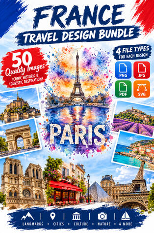 France Travel Design Bundle