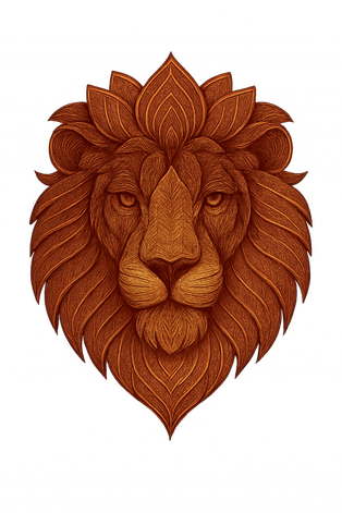 Red Lion Mandala